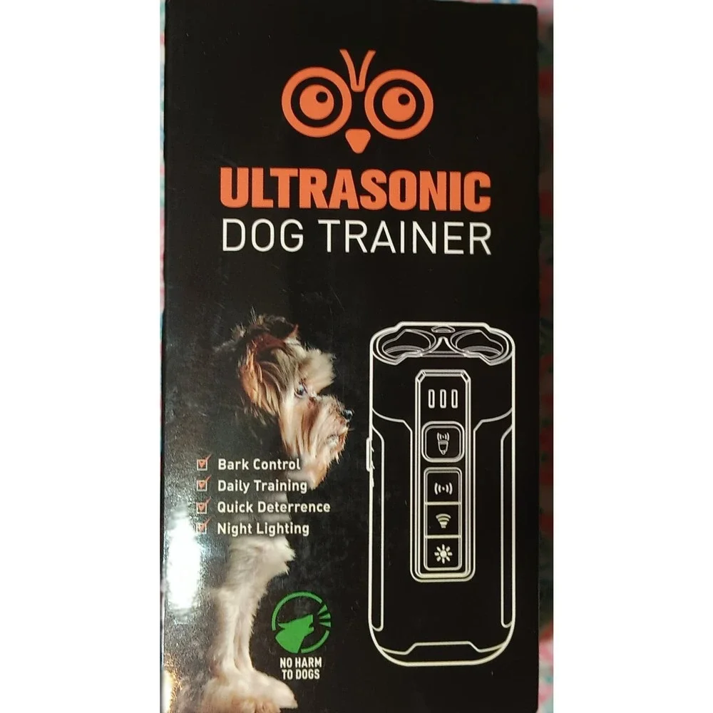 Ultrasonic Dog Trainer No Harm Charge Type C Flashlight Sound & Ultrasonic Mode
